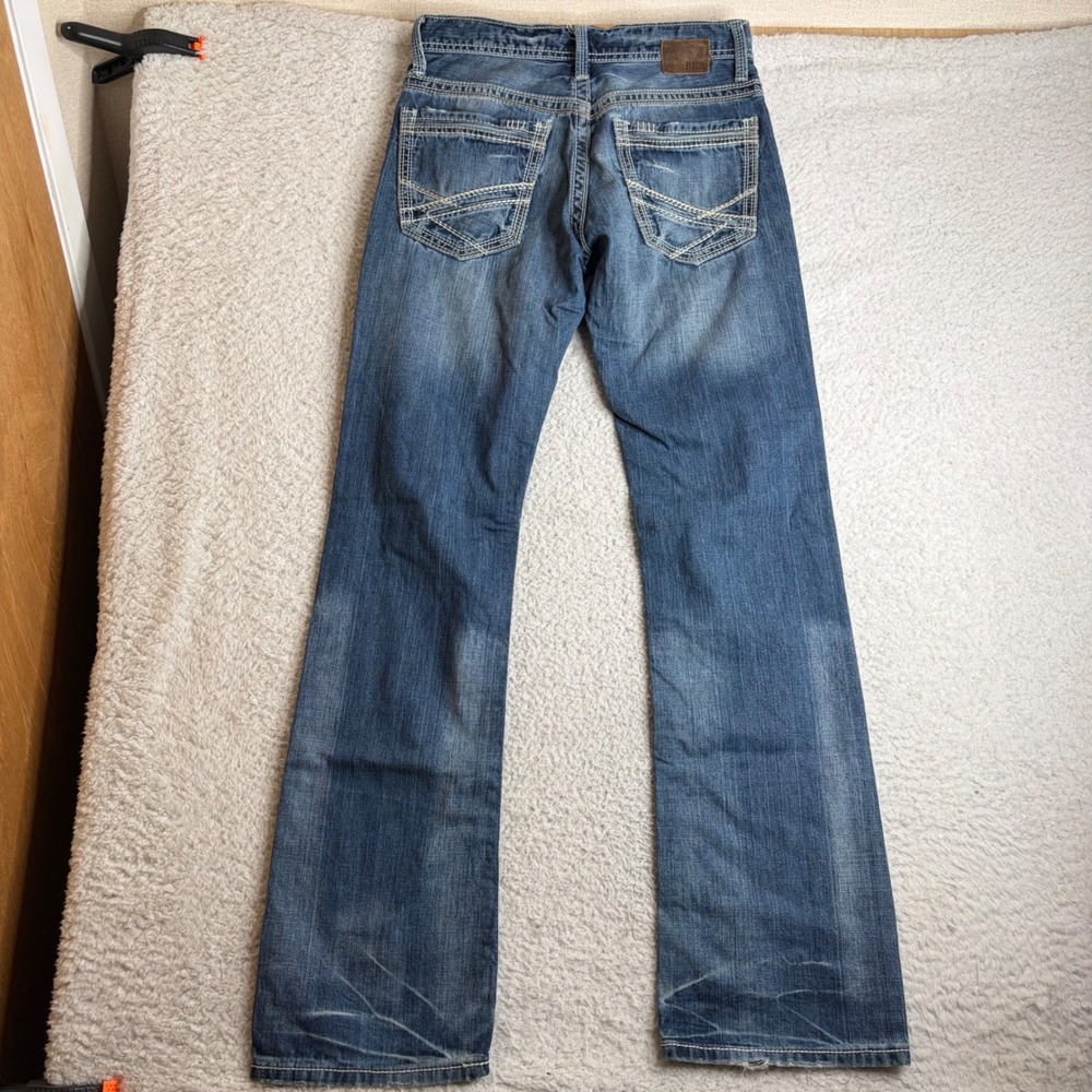 BKE Carter Straight Leg Jeans Mens 31x35 Blue Denim ABM20029 Medium Wash